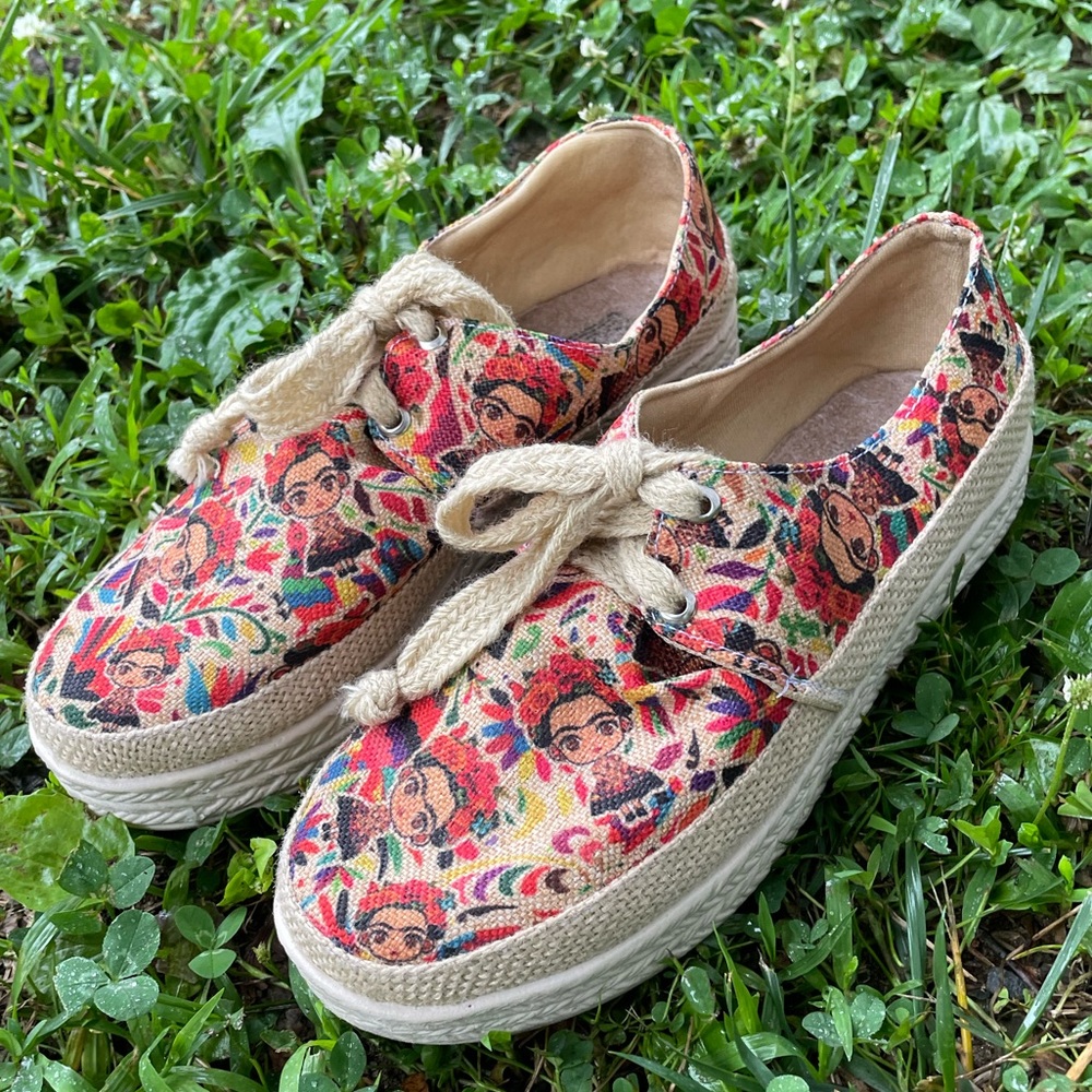 Merequetengue Frida Kahlo espadrilles-made I’m Mexico